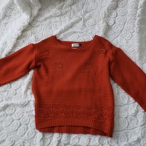 Orange Sweater